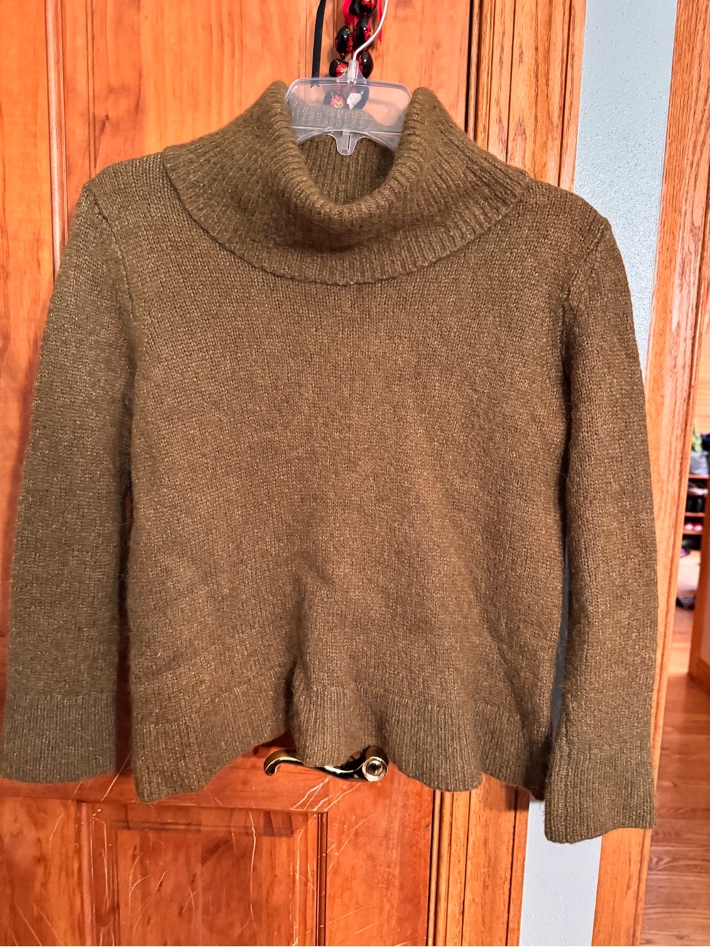 Banana Republic Olive Green Turtleneck Sweater